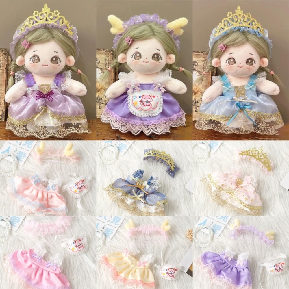 Baby Clothing Usa - Niedliche DIY-Puppenrock-Sets 20cm Verschiedene Stile Dienstmädchenrock
