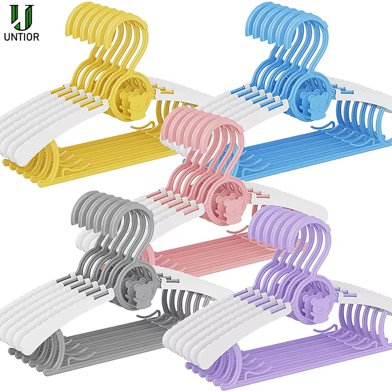 Baby Clothing Hanging Rack - 10Pack Anti-Slip Baby Kleiderbügel Einstellbare Lagerung